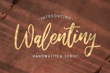 Walentiny - Handwritten Font
