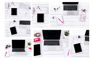 Crystal Desktop Mockups 2, an iPad Mockup by SunnyTangerine Stock (Thumbnail 4 of 5)