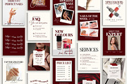 Nail Social Media Templates Bundle, a Social Media Template by Anna Design Studio (Thumbnail 6 of 13)