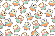 Winter Owls: patterns, illustrations, a Pattern Graphic by Gulnara Sabirova (Thumbnail 7 of 10)