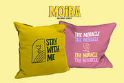 MOIRA - Fun Display Typeface, a Font by Gassstype (Thumbnail 3 of 8)