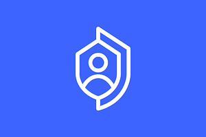 people icon shield secure guard logo, a Branding & Logo Template by devastd