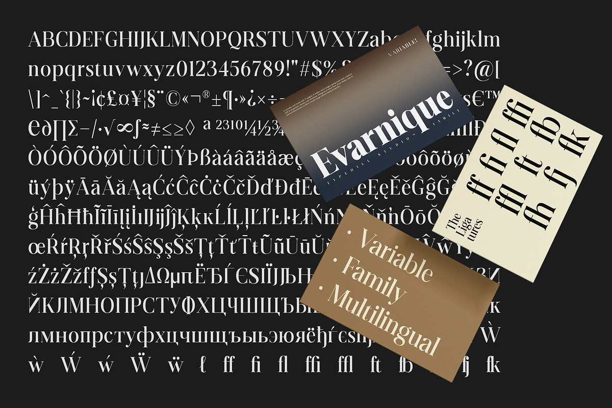 Evarnique, a Serif Font by Typehill (Photo 14 of 14)