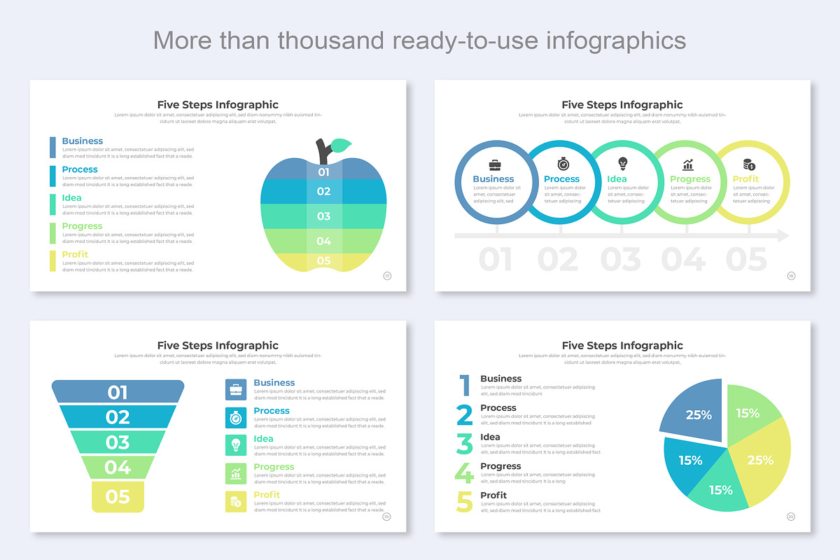 Five Steps Infographic Template EPS, a Presentation Template by Mighty-Slide (Photo 6 of 7)