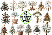 Boho Christmas Trees, an Illustration by Pixels.Craft (Thumbnail 1 of 7)
