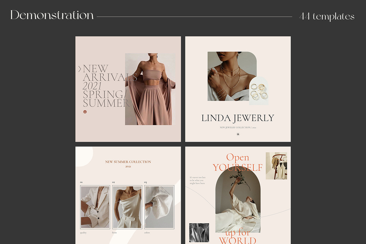 CANVA & PS / 160+ Aesthetic template, a Social Media Template by Simple có (Photo 15 of 19)