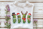 Christmas Pickles Clipart PNG, an Illustration by Libby Wishes (Thumbnail 5 of 5)