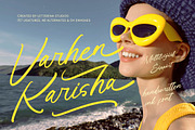 Varhen Karisha Handwritten Ink Font, a Script Font by Letterena Studios Script (Thumbnail 1 of 15)