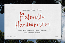 Palmella - Semi Script Handwriting