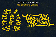 Roverd W+D - Vintage Retro Font, a Script Font by dexsarharryfonts (Thumbnail 4 of 5)