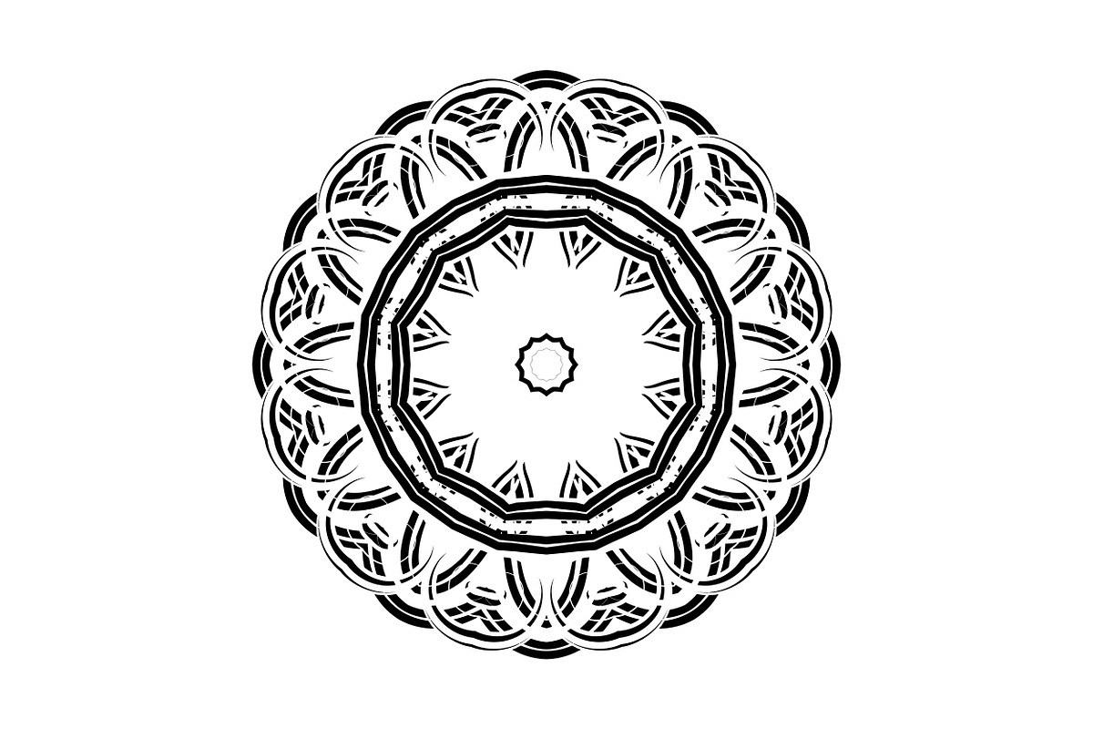 Elegant Mandala Line Art Collection, a Decorative Illustration by NJ Himel (Photo 69 of 101)