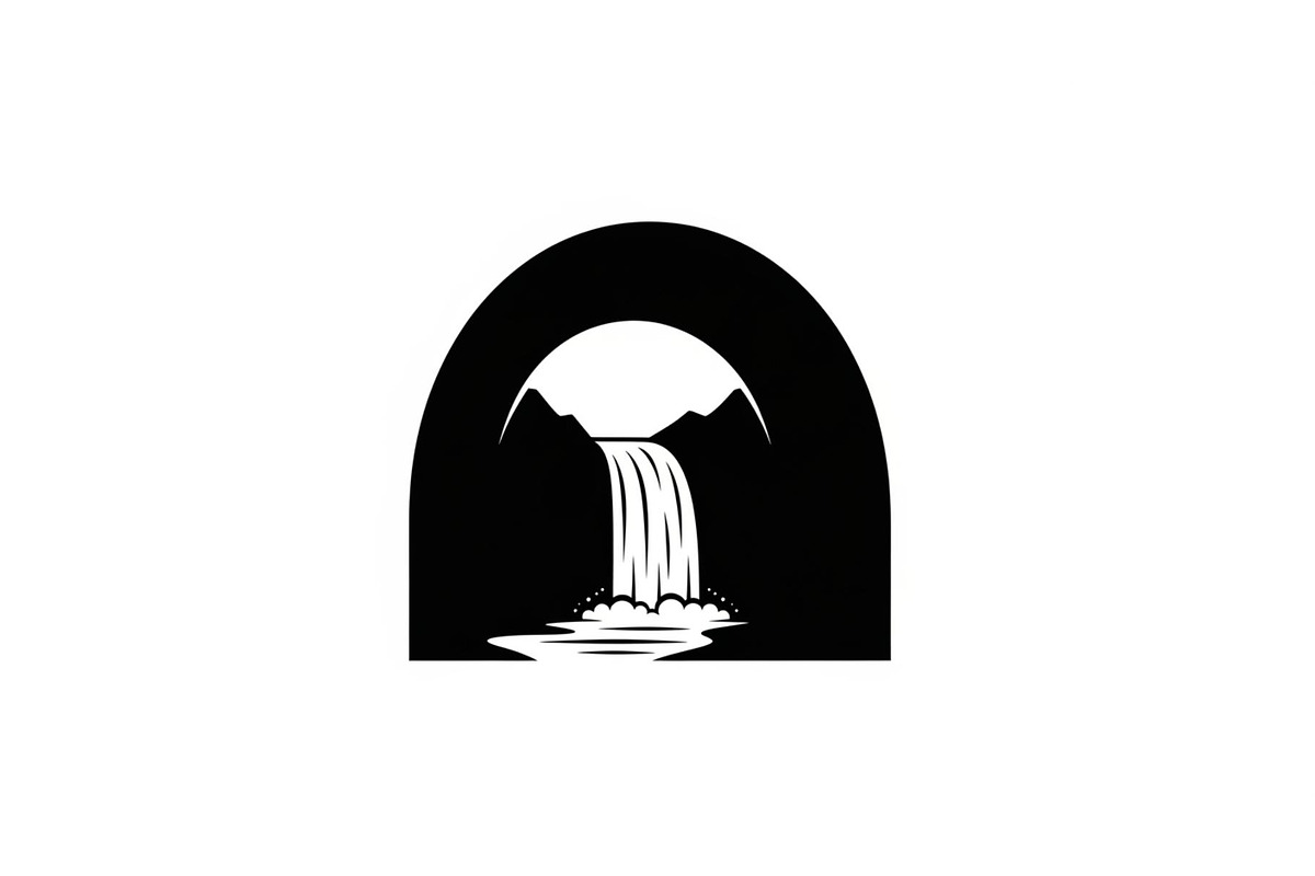 Waterfall Arch Landscape SVG Bundle, an Illustration by jahid234 (Photo 23 of 31)