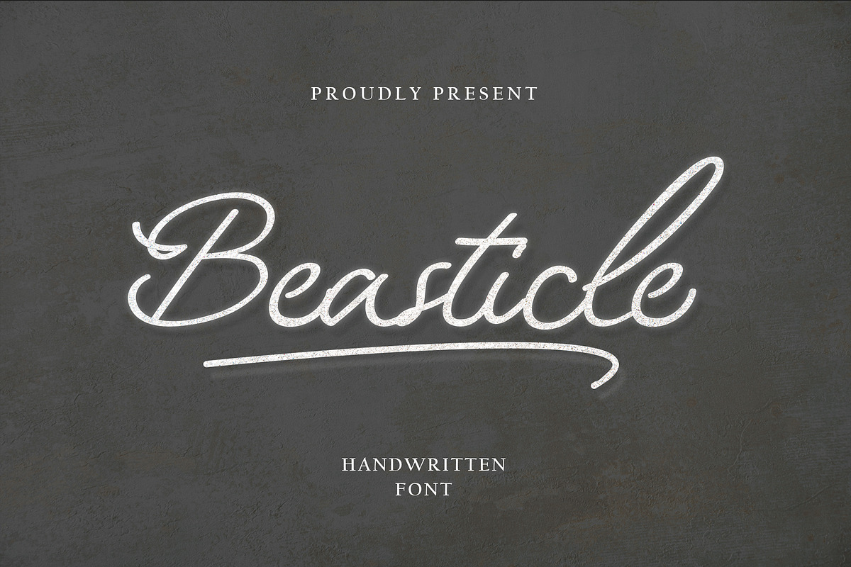 Beasticle Handwritten Font