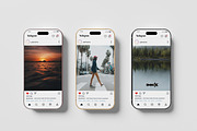 Social Media Mockups, an iPhone Mockup by Getdesign (Thumbnail 2 of 5)