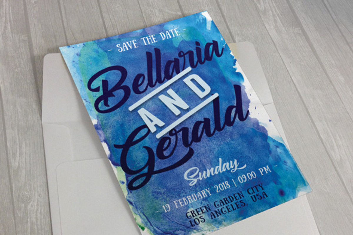 Wedding Invitation Card, an Invitation Template by Mariyana