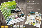 Eco Newsletter, a Brochure Template by MrTemplater (Thumbnail 1 of 4)