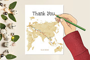 Old Maps Sublimation Clipart, an Illustration by Creative Art (Thumbnail 3 of 9)