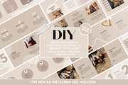 Beige Instagram Carousel Bundle, a Social Media Template by SunshineStudioBoutique (Thumbnail 1 of 9)