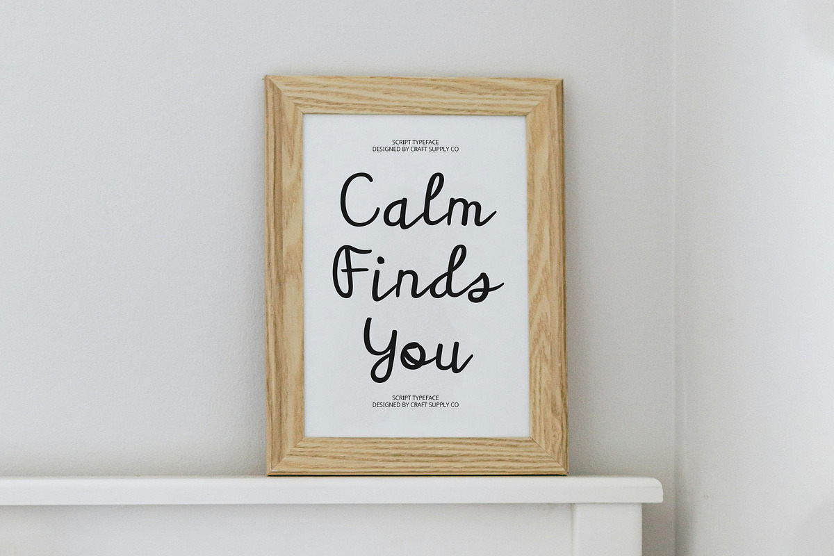 CS Abiola – Script Font, a Script Font by Craft Supply Co. (Photo 4 of 8)