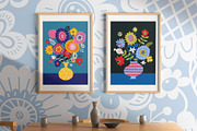 Folky Florals Patterns & Graphics, a Pattern Graphic by rouxsupplyco (Thumbnail 2 of 13)