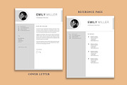 Modern Resume Template, a Resume Template by VictoriousVita (Thumbnail 5 of 8)