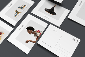 C E N T R E  —  Postcards, a Card Template by BOXKAYU