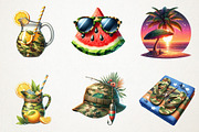 Camouflage Summer Sublimation Clipar, a Seasonal Illustration by RobertsArt (Thumbnail 5 of 7)