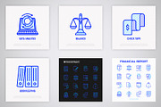 Financial Report | 16 Thin Line Icon, an Outline Icon by Alex Blogoodf (Thumbnail 7 of 11)