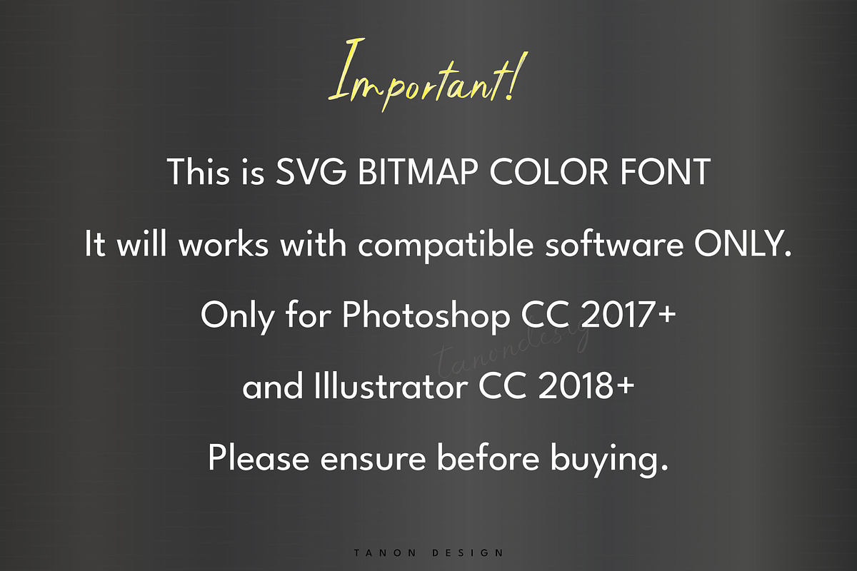 Raw Paint SVG Textured Brush font, a Handwritten Font by Tanondesign (Photo 10 of 10)