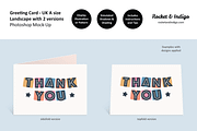 UKA Greeting Card Photoshop Mockup 5, a Product Mockup by Rocket & Indigo (Thumbnail 1 of 8)