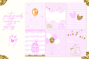 Greeting Card, Invitation, Gift Tag, an Invitation Template by kh_cat