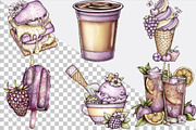 Whimsical Summer Sweet Treats Clipar, an Illustration by SVGArt (Thumbnail 9 of 9)