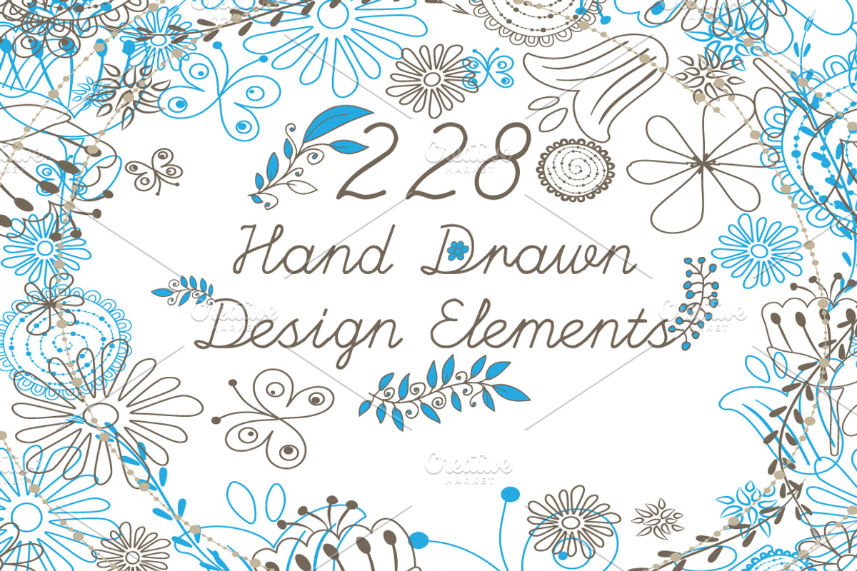 Vector Hand Drawn Elements Vol.1