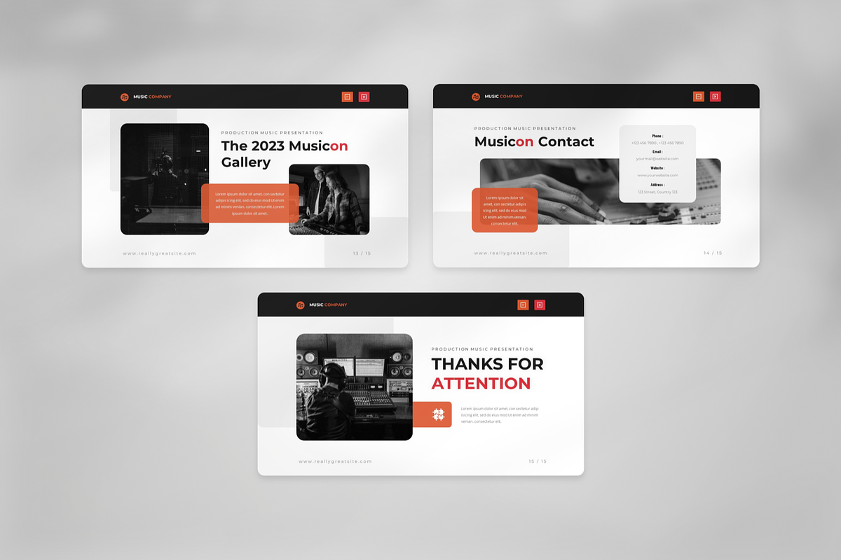 Music Production Powerpoint, a Presentation Template by SquidPixey (Photo 5 of 7)