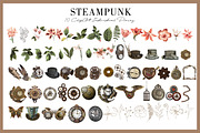 Steampunk | 70 Elements ClipArt, an Illustration by Luiz da Rolt Grathwohl (Thumbnail 2 of 7)