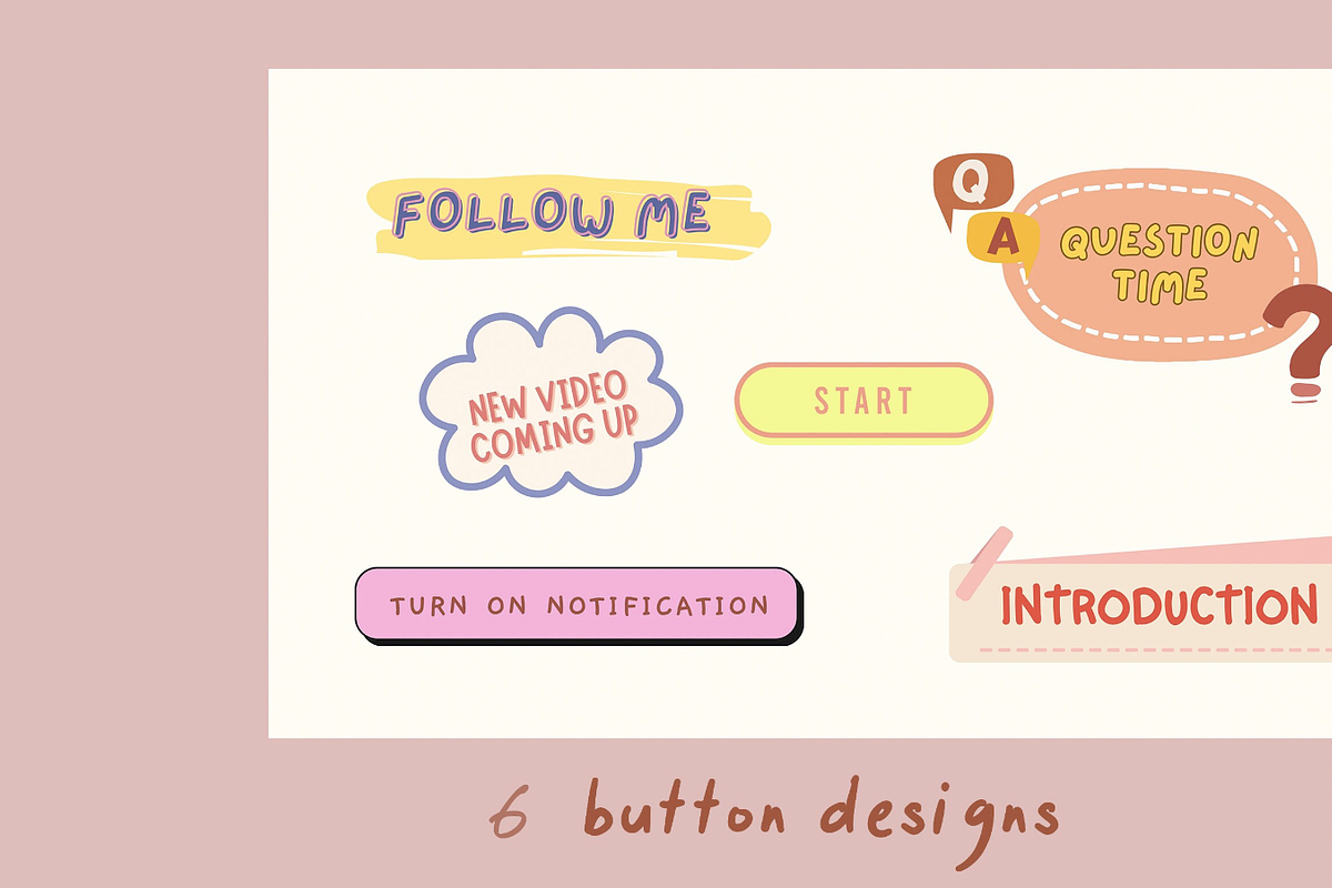 26 Canva Templates Youtube Branding, a Social Media Template by Ivyandpalette (Photo 6 of 10)