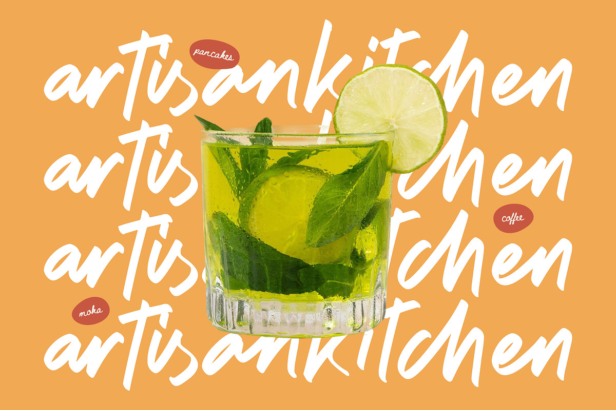 Artisan Kitchen Handwritten Font, a Script Font by stylishtype.co (Photo 9 of 10)