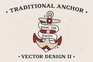Traditional Anchor Vector Design II