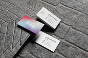 Realistic Business Card Mockup, an Advertising Mockup by My Code Std (Thumbnail 5 of 6)