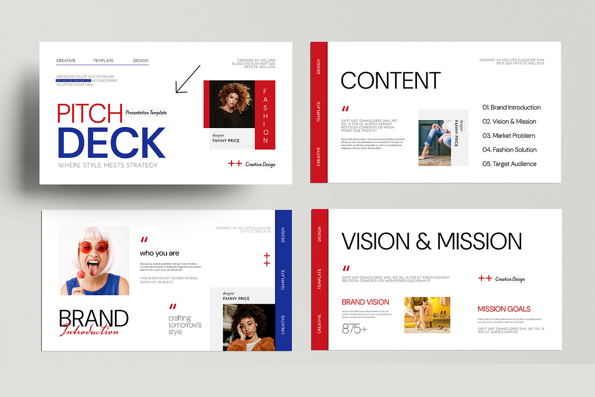 Fashion Pitch Deck Presentation, a Presentation Template by MightyDesign (Photo 2 of 7)