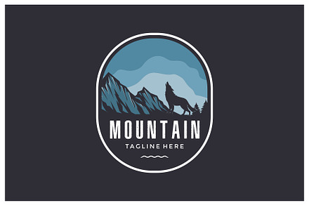 Travel badge outdoor design, a Branding & Logo Template by jundio studio