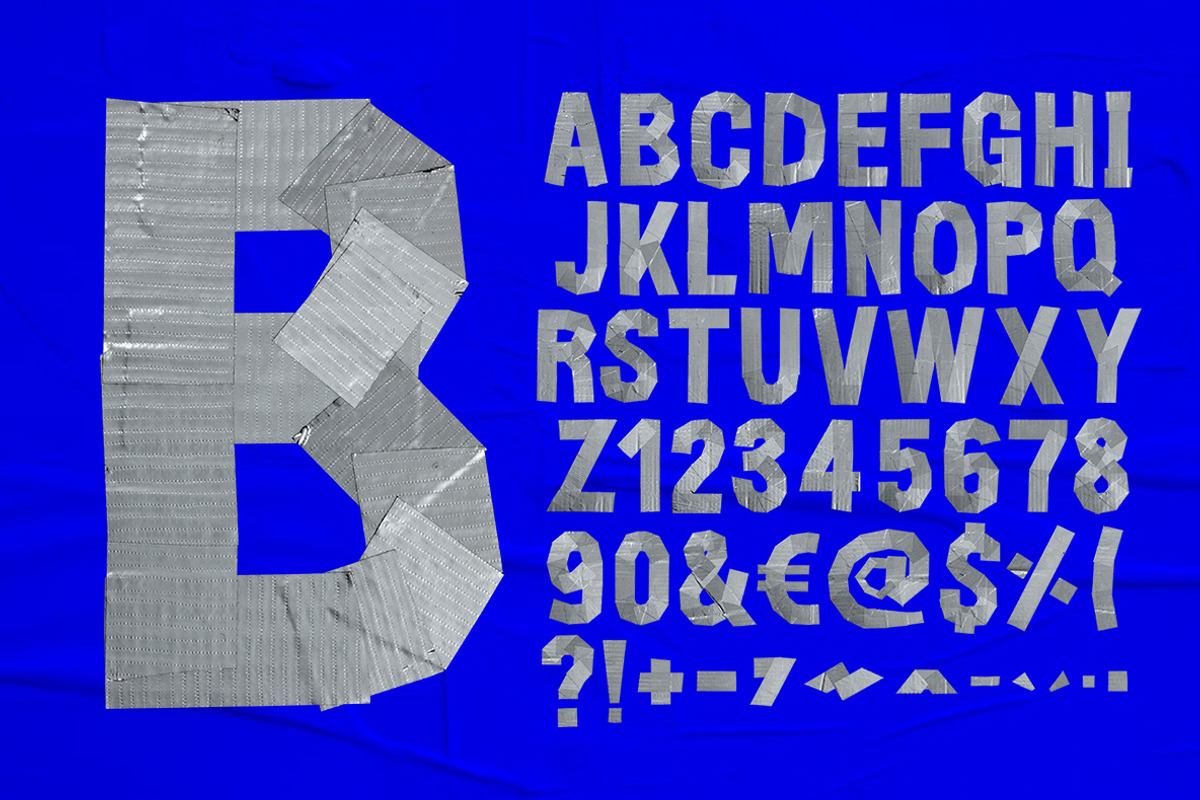 Mouth Tape Font, a Font by Handmadefont (Photo 2 of 8)
