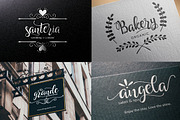 Hollyn + Extras, a Script Font by vanroem (Thumbnail 5 of 11)