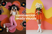 Groovy Style Stock Photo Bundle, a Beauty & Fashion Photo by Selenique Studio (Thumbnail 5 of 9)