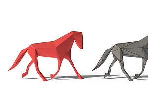 Low Poly Horses Pack