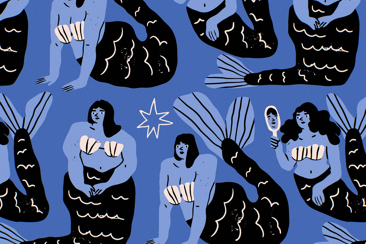 Mermaids, a Person Illustration by Twisted Tail (Photo 5 of 6)