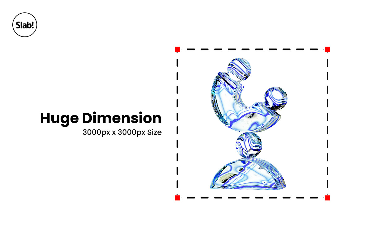 Abstract Glass Shapes 3D Icon Set, an Object 3D Model by SLAB! Design (Photo 2 of 4)