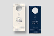 Minimalist Door Hanger Template, a Stationery Template by BrandPacks (Thumbnail 7 of 7)