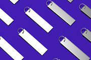 3D Rubber Keychains Mockup, a Household Mockup by Designsation (Thumbnail 3 of 3)