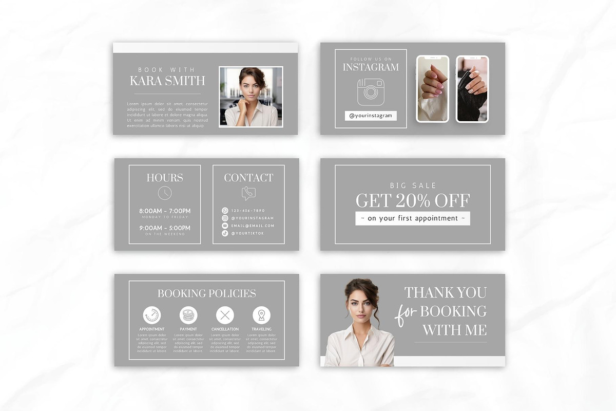 Nail Tech Acuity Scheduling • Canva, a Websites & App Template by OniriqveDesigns (Photo 3 of 8)